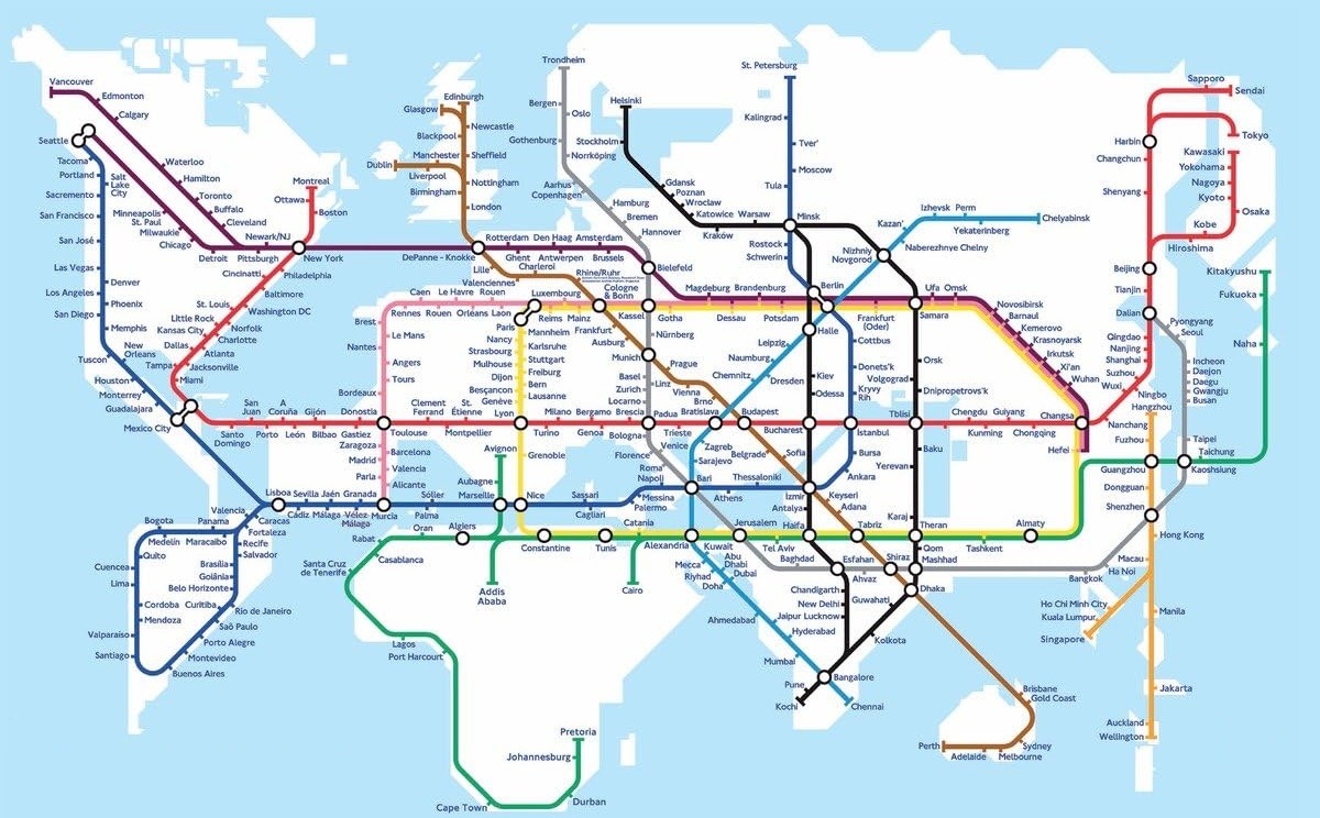 Transit Maps of the World